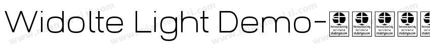Widolte Light Demo字体转换